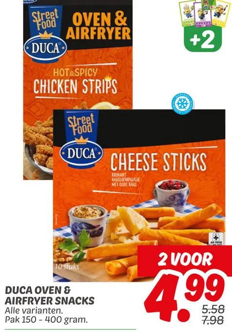 Aanbieding: Oven & airfryer snacks