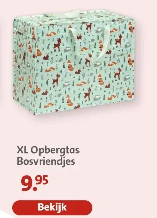 Aanbieding: XL Opbergtas Bosvriendjes