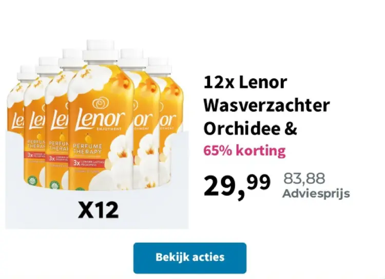 Aanbieding: Lenor Wasverzachter Orchidee