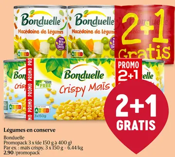 Offre: Légumes en conserve