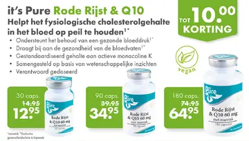 Aanbieding: Pure Rode Rijst & Q10