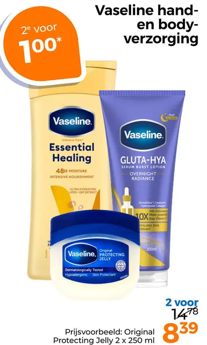 Aanbieding: Vaseline hand- en body-verzorging