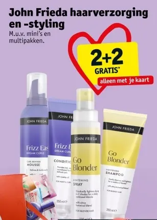 Promotie: John Frieda haarverzorging en -styling