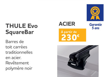 Offre: THULE Evo SquareBar