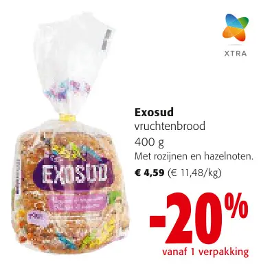 Promotie: vruchtenbrood