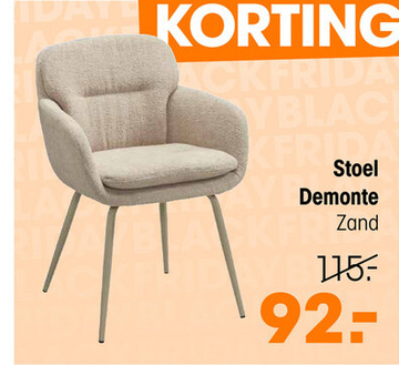 Aanbieding: Stoel Demonte Zand