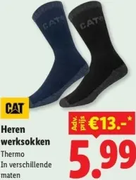 Aanbieding: CAT Heren werksokken