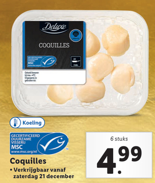 Aanbieding: Coquilles