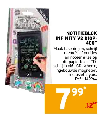 Promotie: Notitieblok INFINITY v2 digp-400