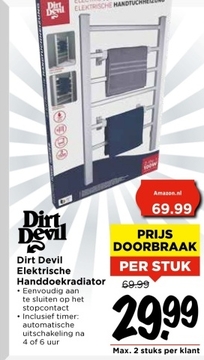 Aanbieding: Dirt Devil Elektrische Handdoekradiator