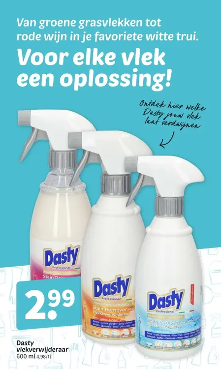 Aanbieding: Dasty vlekverwijderaar