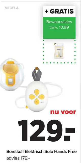 Aanbieding: Borstkolf Elektrisch Solo Hands-Free