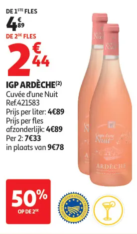 Promotie: IGP Ardèche Cuvée d'une Nuit
