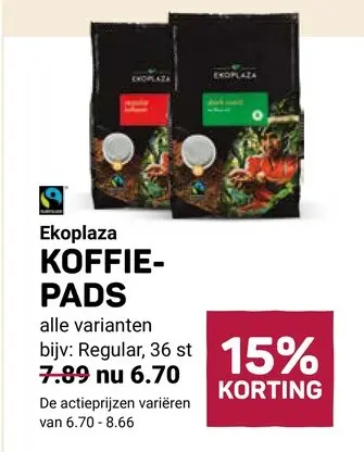 Aanbieding: Koffie-pads