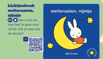 Aanbieding: Lichtjesboek welterusten, nijntje