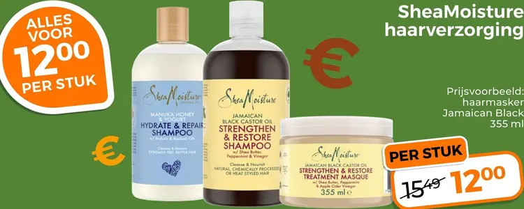 Aanbieding: SheaMoisture Haarverzorging