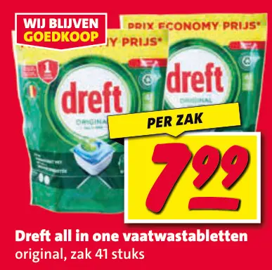 Aanbieding: All in one vaatwastabletten