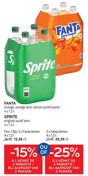 Offre: Fanta ou Sprite