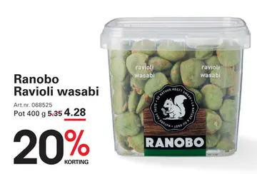 Aanbieding: Ranobo Ravioli wasabi