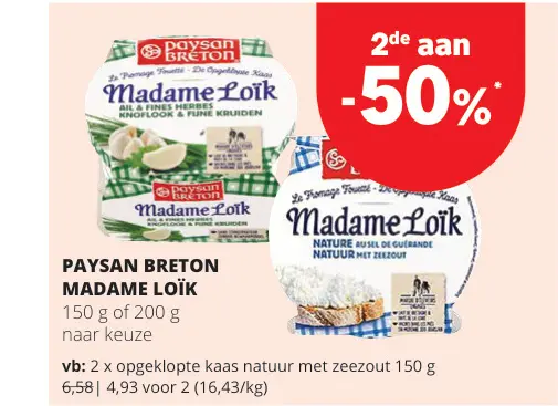 Promotie: Madame Loïk