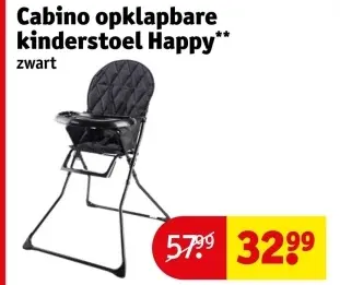 Aanbieding: Cabino opklapbare kinderstoel Happy