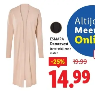 Aanbieding: Damesvest