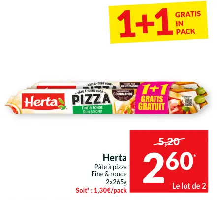 Offre: Pâte à pizza