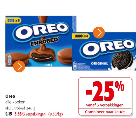 Promotie: Oreo