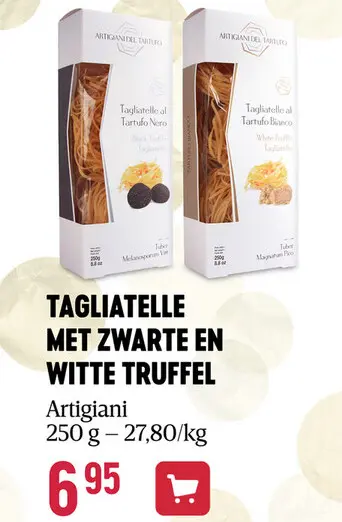 Promotie: Tagliatelle met zwarte en witte truffel