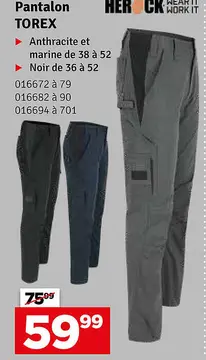 Aanbieding: Pantalon TOREX