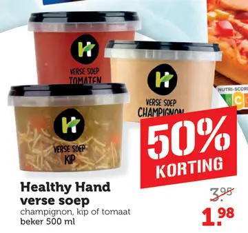 Aanbieding: Healthy Hand verse soep