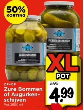 Aanbieding: Zure Bommen of Augurken-schijven