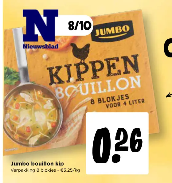 Promotie: Jumbo Bouillon kip