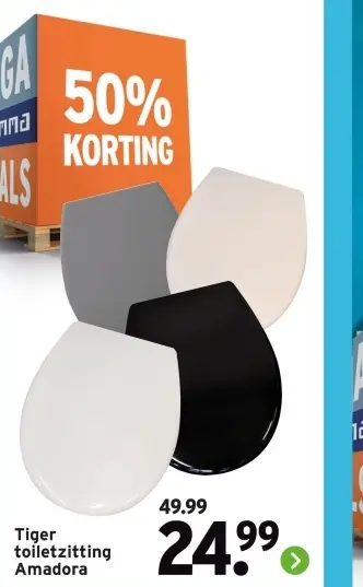 Aanbieding: toiletzitting Amadora