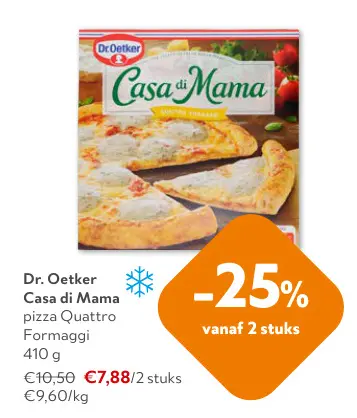 Aanbieding: Casa di Mama pizza Quattro Formaggi
