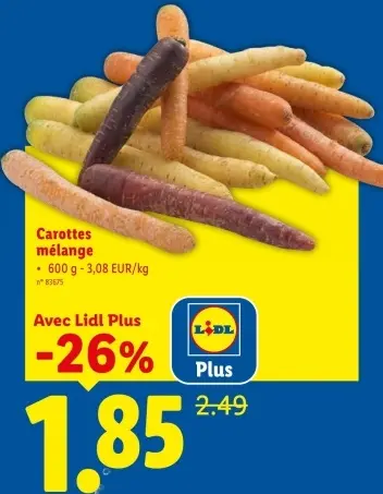 Offre: Carottes mélange