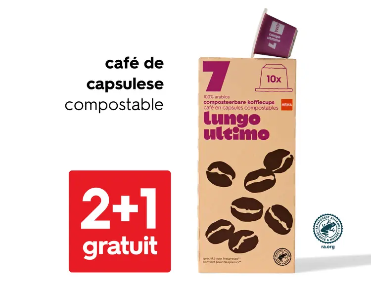 Offre: café de capsulese compostable 