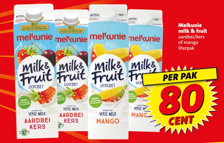 Aanbieding: milk & fruit
