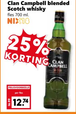 Aanbieding: Blended Scotch whisky