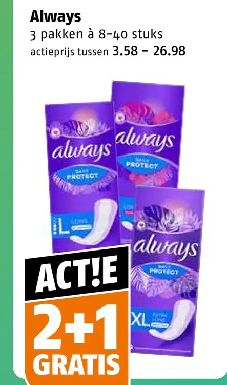 Aanbieding: Always