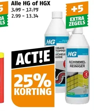 Aanbieding: Alle HG of HGX