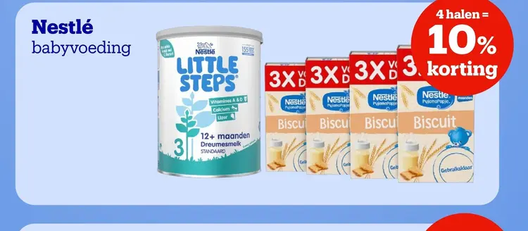Aanbieding: Nestlé babyvoeding