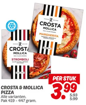 Aanbieding: Crosta & mollica pizza