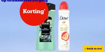 Aanbieding: Axe Aqua Bergamot, Dove Advanced Care