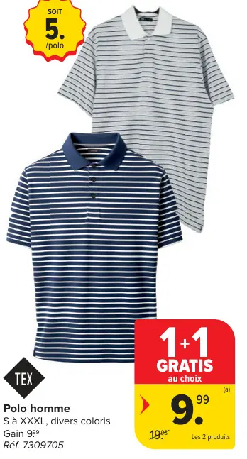 Offre: Polo homme