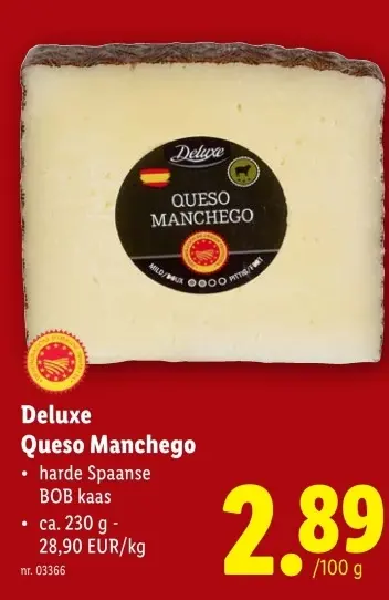 Promotie: Queso Manchego