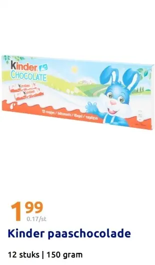 Promotie: Kinder paaschocolade