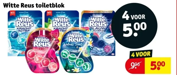 Aanbieding: Witte Reus toiletblok