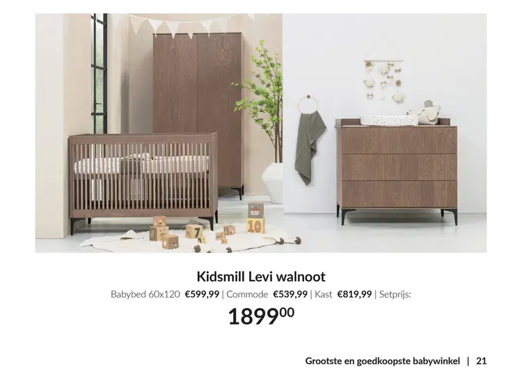 Aanbieding: Levi walnoot