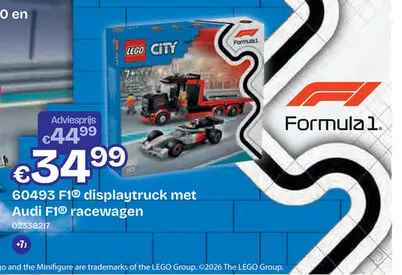 Promotie: F1 displaytruck met Audi F1 racewagen
